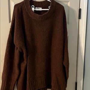 Rich Brown Crew Neck Sweater
